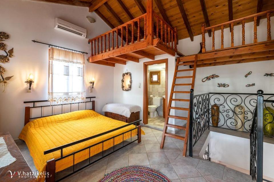 Villa Lola Chalki Town Bagian luar foto